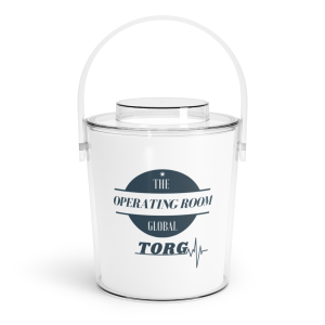TORG Stylish Ice Bucket with Tongs - Perfect for Parties, Celebrations, Home Bars, Gifts, Beverage Cooler